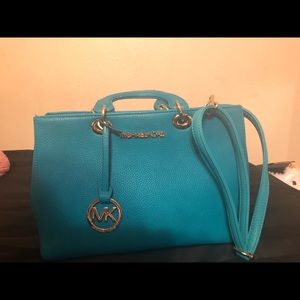 Turquoise Michale Kors purse